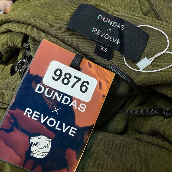 DUNDAS x REVOLVE Atlas Maxi Dress - Khaki Green - Picture 8 of 10